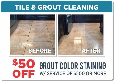  OFF Grout Color Staining Coupon