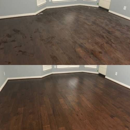 Wood Floor Cleaning Results